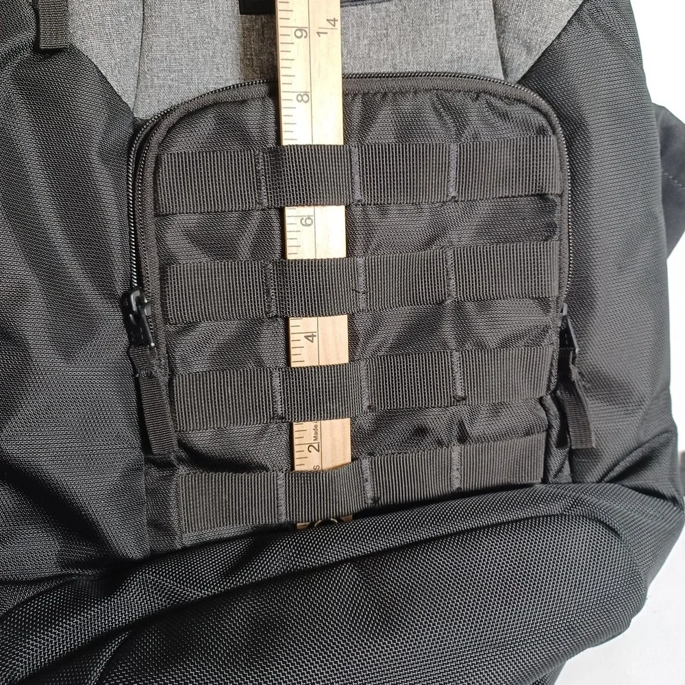 Under Armour Training Division Backpack Black Grey MOLLE Charged Cushioning Bag